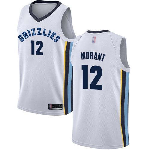 Nike Grizzlies #12 Ja Morant White Women's NBA Swingman Association Edition Jersey