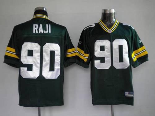 Packers #90 B.J. Raji Green Stitched Youth NFL Jersey