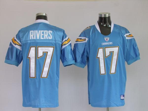 Chargers #17 Philip Rivers Baby Blue Stitched Youth NFL Jersey