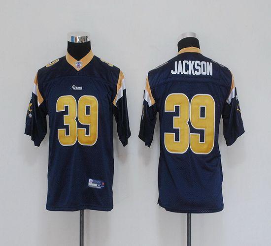 Rams #39 Steven Jackson Blue Stitched Youth NFL Jersey